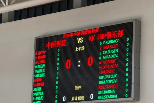 开云体育官网-中国男篮热身首发：廖三宁、庞峥麟、崔永熙、王俊杰、徐昕